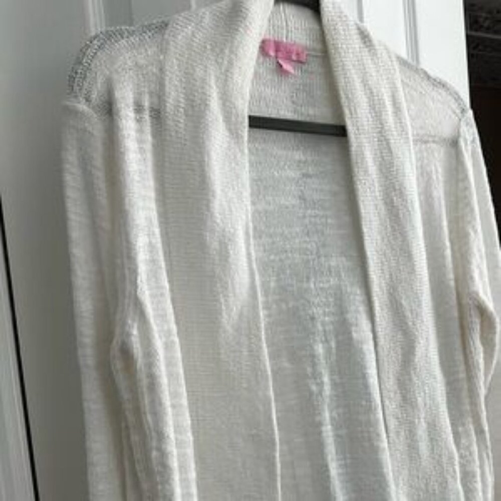 Lilly Pulitzer 🤍 white cardigan